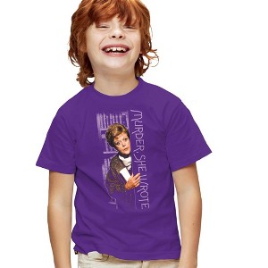 Boys' Short Sleeve Murder She Wrote Around the Corner T-Shirt - 1 of 4