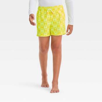 Boys' Sun Printed Swim Shorts - art class™ Yellow