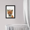 Wynwood Studio 15"x21" Cute Baby Fox Animals Framed Art Print: Modern Decor, Digital Zoo/Wildlife, Black Frame, Wall Mounted - 4 of 4
