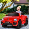 Costway 12V Kids Ride On Car Licensed Volkswagen Beetle w/ Remote Control & Music - 2 of 4