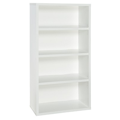 small white bookshelf target