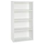 58" 4 Shelf Bookshelf White - ClosetMaid
