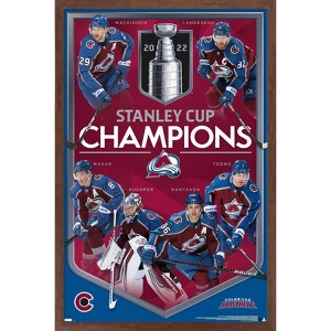 Trends International NHL Clorado Avalanche - 2022 Stanley Cup Champions Framed Wall Poster Prints - 1 of 4