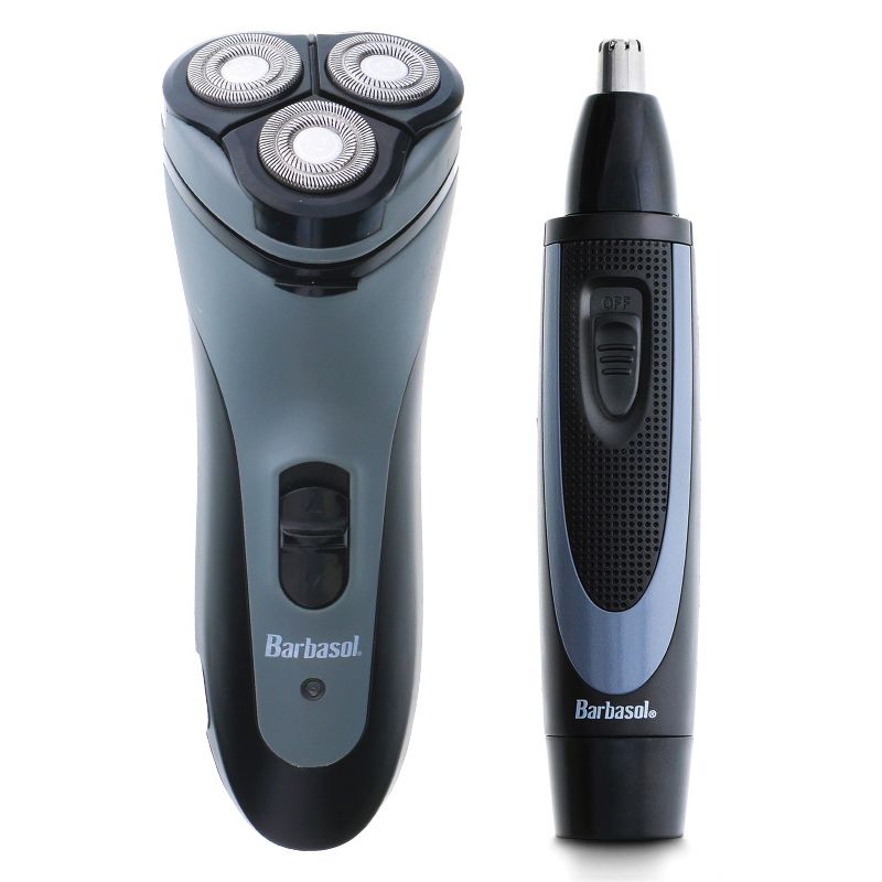 Barbasol® 2-in-1 Rotary Shaver and Nose Trimmer Kit, 1 of 5