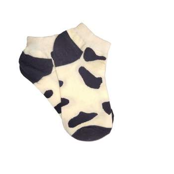 Cow Skin Patterned Socks (Women's Sizes Adult Medium) from the Sock Panda