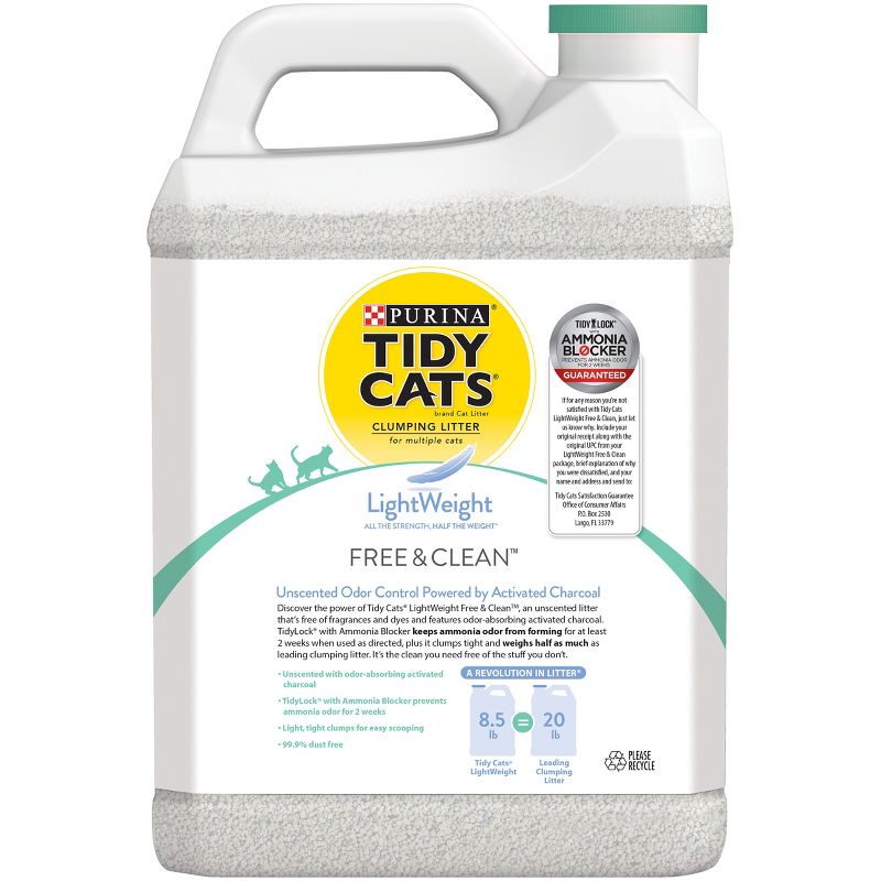 Tidy Cats Free & Clean Unscented Lightweight Cat Litter, 3 of 7