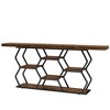 Resenkos Entryway Table, Console Sofa Table,70.9" Console Table, Long Sofa Table with Storage Shelves Brown - 2 of 4