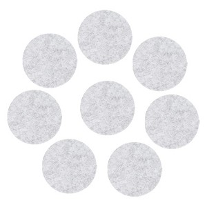 Unique Bargains Durable Felt Fabric Non-Slip Self-Adhesive Elastic Furniture Pads Black 8 Pcs - 1 of 4