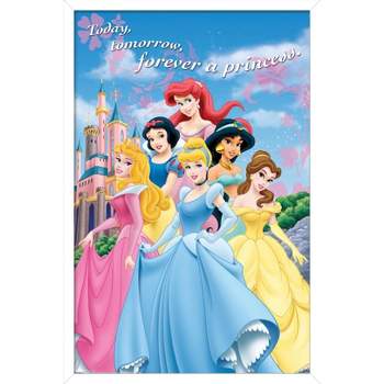 Trends International Disney Princess - Castle Framed Wall Poster Prints