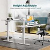 RISOKEYS Computer Stand Up Office Desk,Height Adjustable Games Desk,with Headphone Hook for Home Office & Computer Workstation,Games(Table only) - 2 of 4
