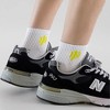 Anna-Kaci Men's Breathable Athletic Ankle Socks 6pk - White - 4 of 4
