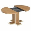 NicBex Round Dining Table 42" Wood Dinette Table with 16-inch Middle Leaf and Double Layer for Kitchen, Dining Room - 3 of 4