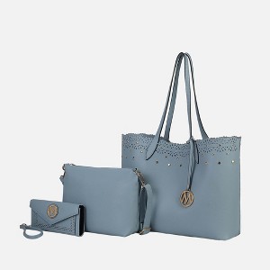 MKF Collection Mariahna 3-Piece Set – Shopper Tote, Crossbody Bag, and Wristlet Wallet Purse by Mia K - 1 of 4