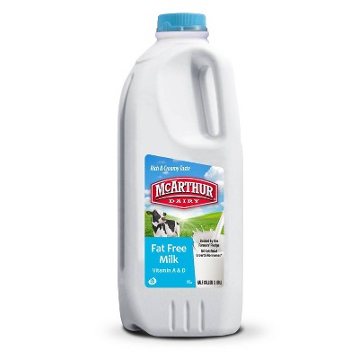 McArthur Dairy Fat Free Skim Milk - 0.5gal