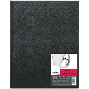 Canson Artist Series Sketch Art Book, Black Cover, Hardbound, 90 Sheet, 11x14 inch, 1 Count - 1 of 4