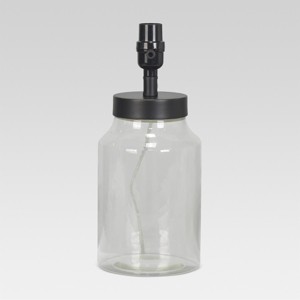 Causal Fillable Small Lamp Base Clear Includes Energy Efficient Light Bulb - Threshold , Size: Lamp with Energy Efficient Light Bulb