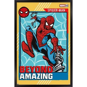 Trends International Marvel Comics - Spider-Man: Beyond Amazing - Card Framed Wall Poster Prints - 1 of 4