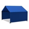 VisioGear Dog Shade Shelter, Portable Pet Tent, Water Resistant Dog House for Shade Protection, Garden, Patio, Backyard, Blue, 47.8"*46.6"*36" - 2 of 4