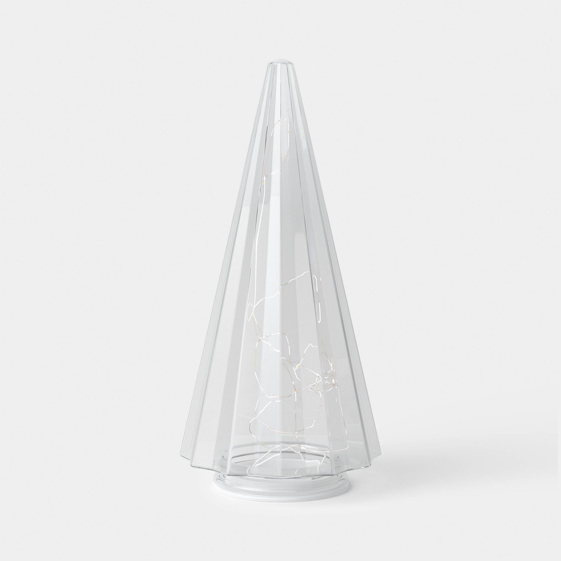 Medium Pre-Lit Glass Christmas Tree - Threshold™