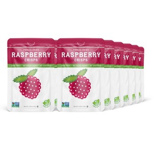 Nature's Turn Freeze-Dried Fruit Snacks - Raspberry Crisps - No Sugar Added, Non GMO, Gluten Free, Nothing Artificial 15g (0.53oz) - 12 Pack - 1 of 4