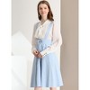 INSPIRE CHIC Women's High Waist Overall Corset Skater Suspender Dresses - 4 of 4