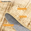 Area carpet,linen designed floor carpet,used for living rooms, bedrooms and offices - 4 of 4