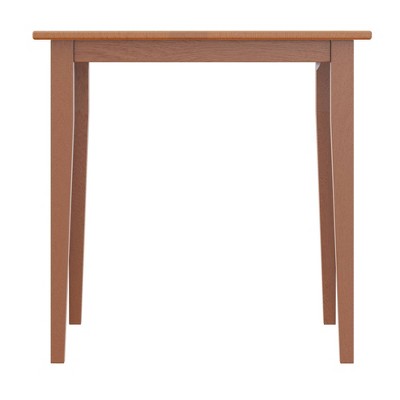 Winsome Groveland Square Light Oak Dining Table 29.53"