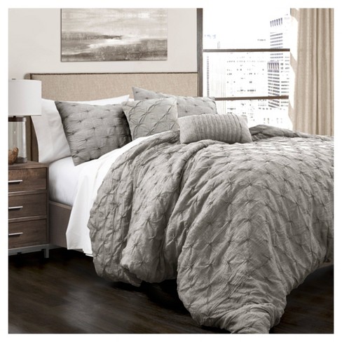 Target grey hot sale comforter