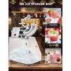 Snow Cone Maker, Electric Ice Shaver Machine - Stainless Steel Dual Blades with Acrylic Box for Home, Restaurants - 4 of 4