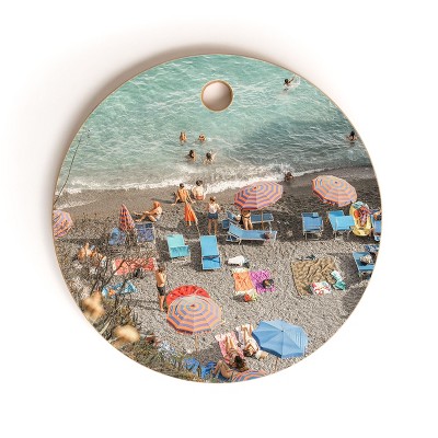 Henrike Schenk - Travel Photography Summer Afternoon in Positano Cutting Board Round - Deny Designs