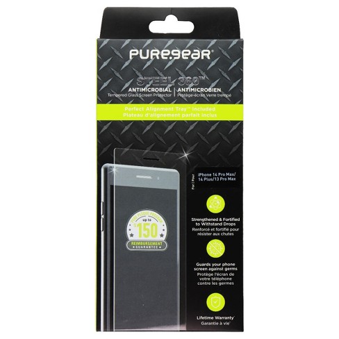 PureGear Steel 360 Glass Screen for iPhone 14 Pro Max/14 Plus/13 Pro Max - Clear - image 1 of 1