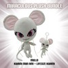 Miraculous Ladybug Kwami Plush Kit, Mon Ami, 9-Inch Plush with Resin Eyes and Lifesize 5-Inch Stuffed Toy with Matching Backpack Keychain - 2 of 4