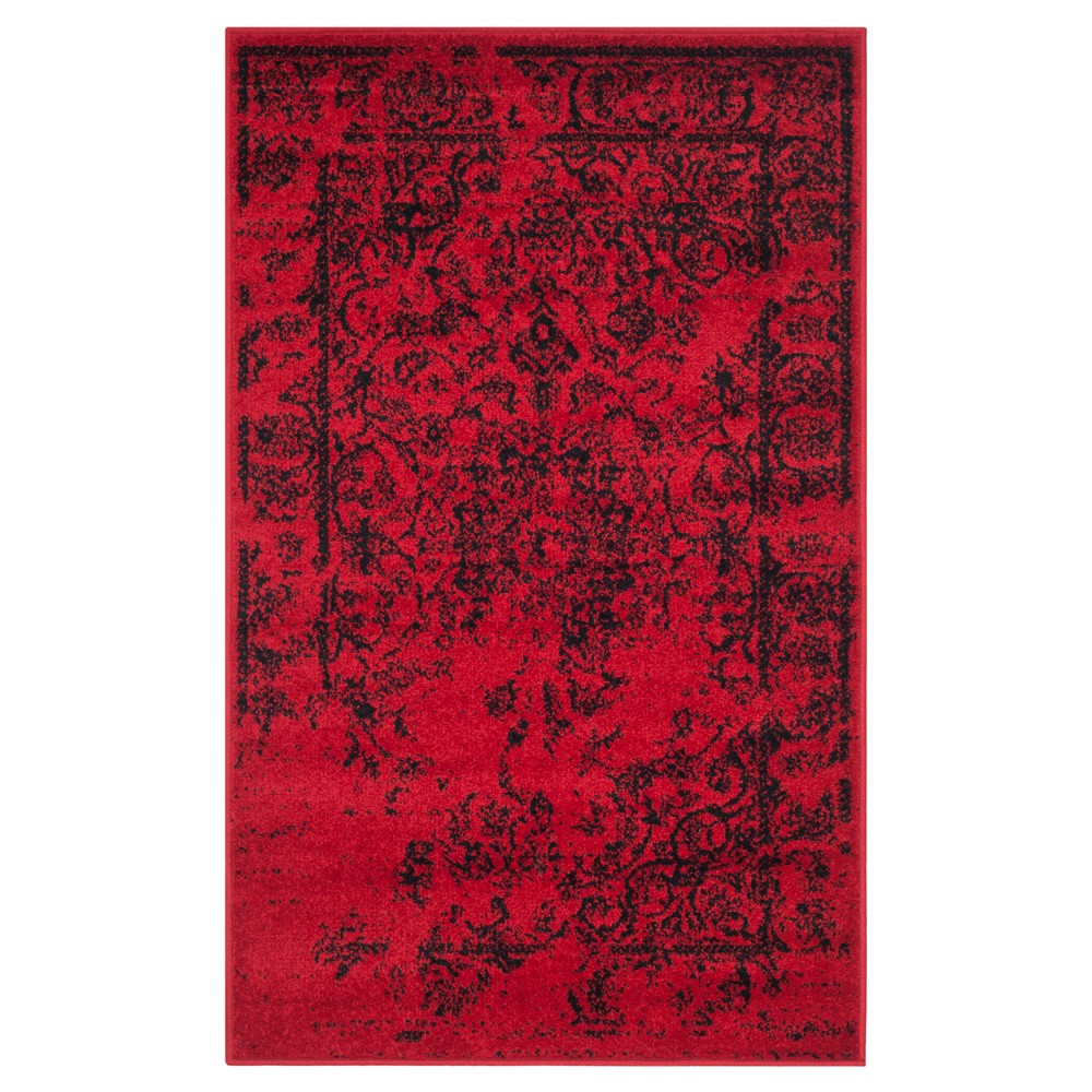 Addaneye Area Rug - Red/Black (4'x6') - Safavieh