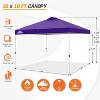 EAGLE PEAK 10x10 Pop Up Canopy Instant Tent w/ 4 Weight Bags - 3 of 4