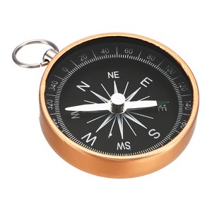 Unique Bargains Survival Gear Outdoors Camping Hiking Direction Navigation Pocket Compass - 1 of 4