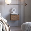 APRILSOUL13.80" Wall-Mounted Floating Nightstand - 3 of 4