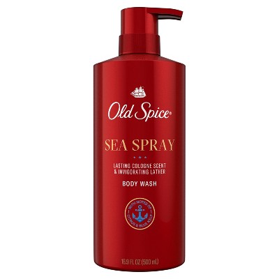 Old Spice Body Wash Sea Spray Cologne Scent - 16.9oz