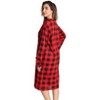 Just Love Womens Nightgown - Long Sleeve Henley Oversized Sleepwear Gown - 2 of 3