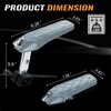 Tooenjoy Folding Car Door Step Vehicle Pedal Ladder for Roof Access, Universal Fit, Aluminum, Weight Capacity 400 LBS - 3 of 4
