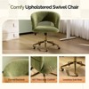 Karl Home | 25.1 Inch Velvet Ring Backrest Swivel Office Chair - 4 of 4