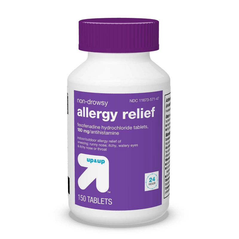 Fexofenadine Hydrochloride Allergy Relief Tablets - up & up™, 6 of 7