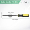 Unique Bargains Square Metal File High Carbon Steel PVC Grip Handle Diamond Multipurpose Hand Files - 3 of 4