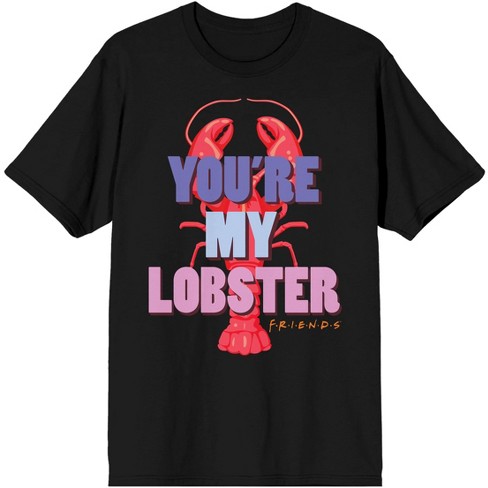 You're My Lobster Friends Quote Men's Black Graphic Tee - image 1 of 1