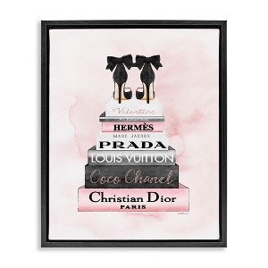 Stupell Industries Black Heels on Bookstack, 25" x 31" - 1 of 4