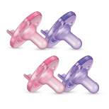 Philips Avent Soothie 0-3m - Pink/Purple - 4pk