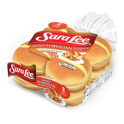 Sara Lee Hawaiian Hamburger Buns - 18oz