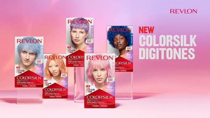 Revlon ColorSilk Digitones Permanent Hair Color with Keratin - 4.4 fl oz, 2 of 13, play video