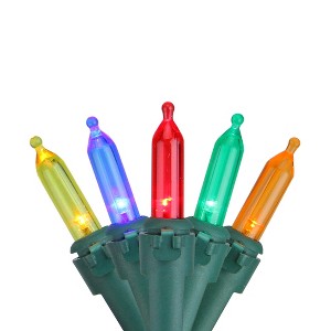 Northlight 50ct Mini LED String Lights Multi-Color - 16.25' Green Wire - 1 of 3
