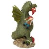 Design Toscano Dragon's Gonna Get Ya! Garden Gnome Apocalypse Statue - 4 of 4