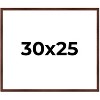 PosterPalooza | Classic Modern Brown Picture Frame - UV Acrylic, Backing Board, Hanging Hardware Included - 2 of 4